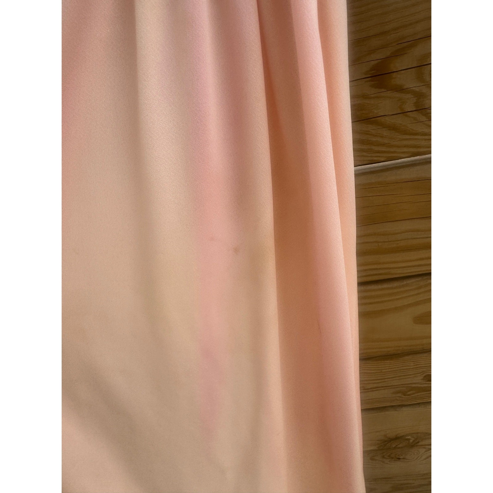 Vintage 1970s Prom Dress Pink Lace Ruffle Caplet Gown Prairie Cottagecore Small