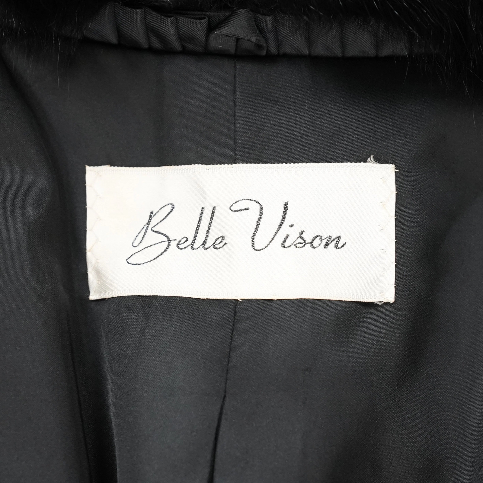 ROYAL SAGA FOX Black dyed Fur Coat – Genuine Vintage Fur From Japan