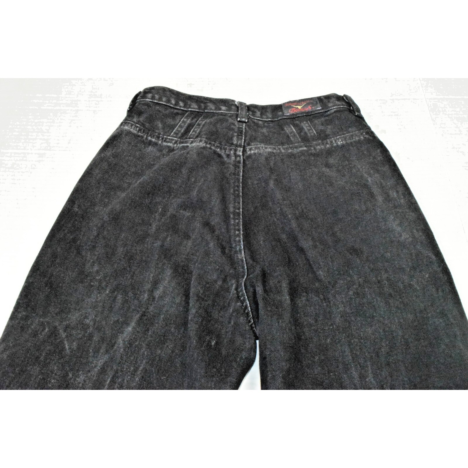 Vintage Jeans Jewells Classic Size 26 x 35.5 90s Western Wear Black Long Made US