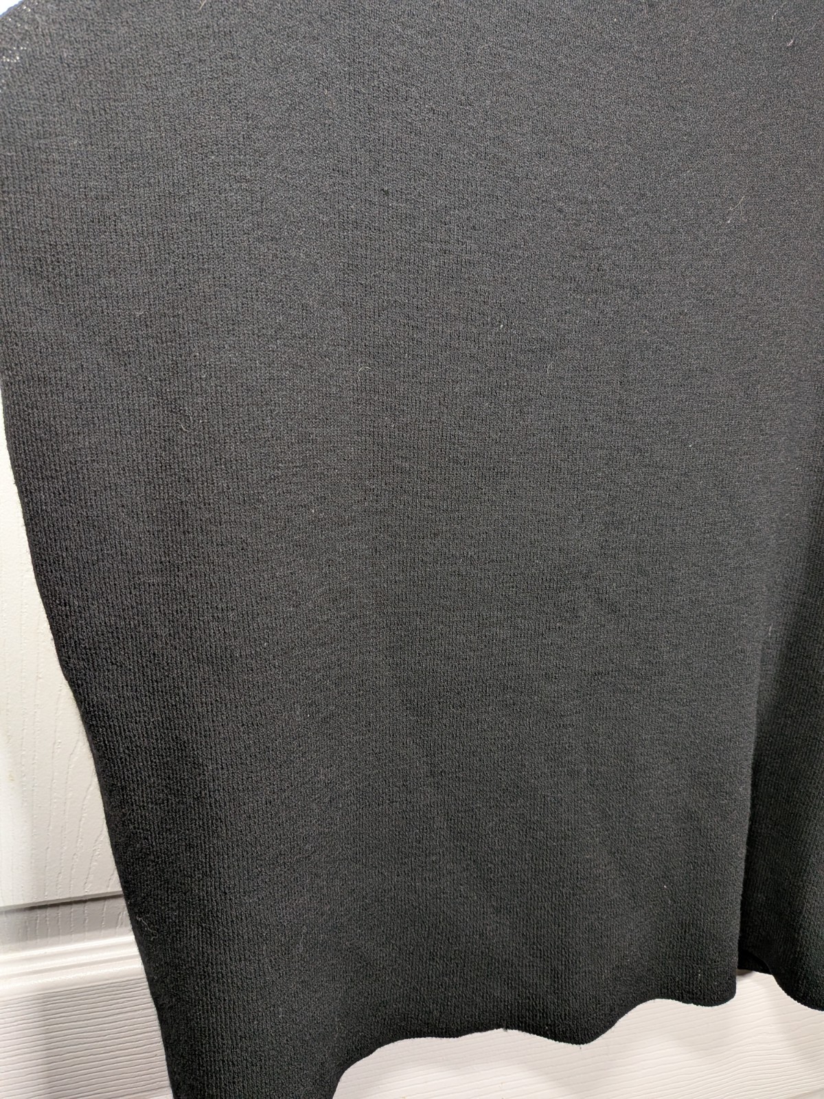 Vintage Eileen Fisher Medium Tank Top Cami 100% Wool Loose Knit Black Hong Kong