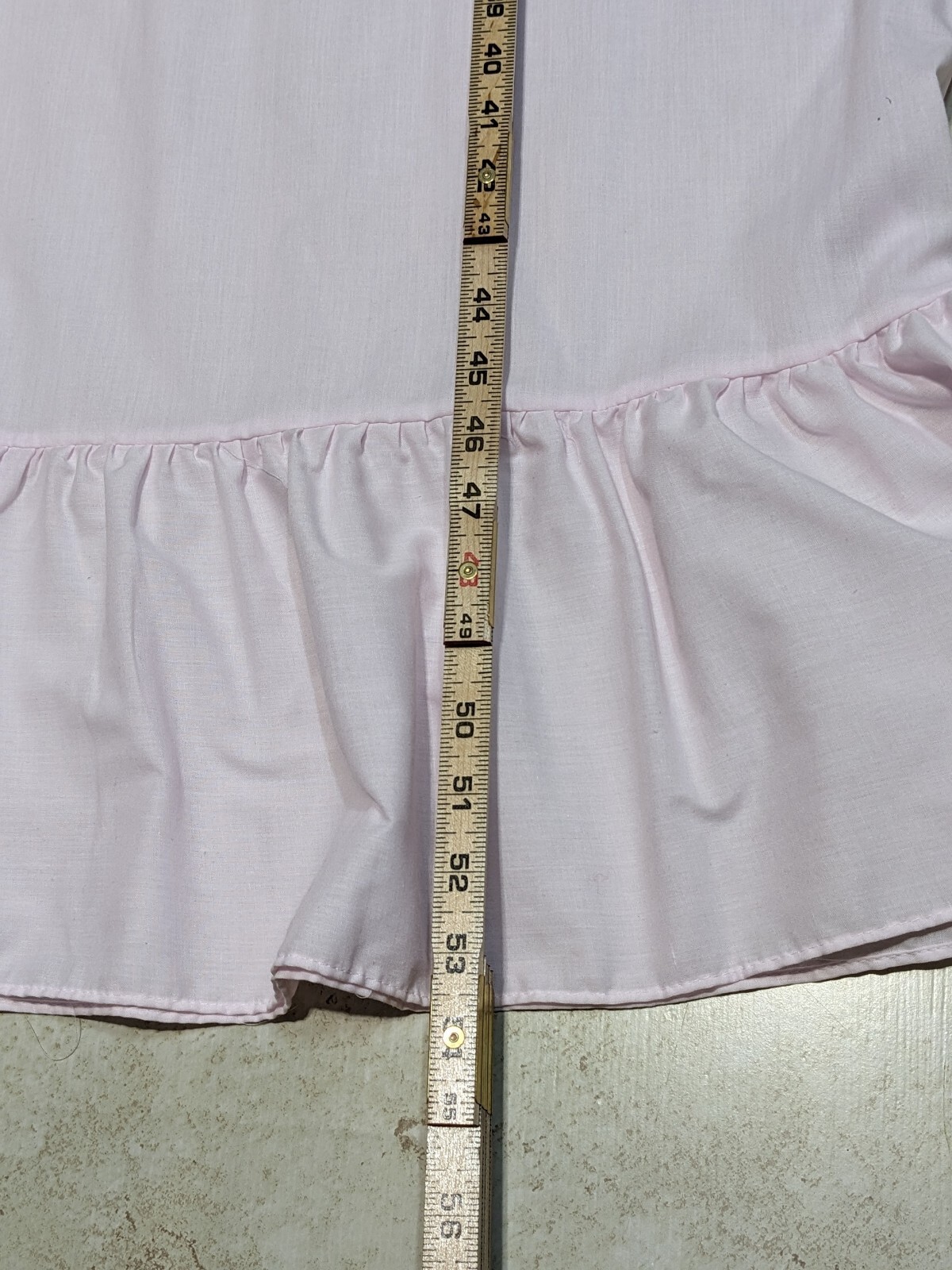 VGT Carole Night Gown Medium Pink Floral CottageCore Grannycore Lightweight USA