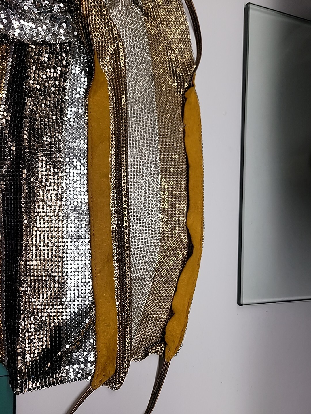 Vintage Unmarked Chain Mail Mesh Top