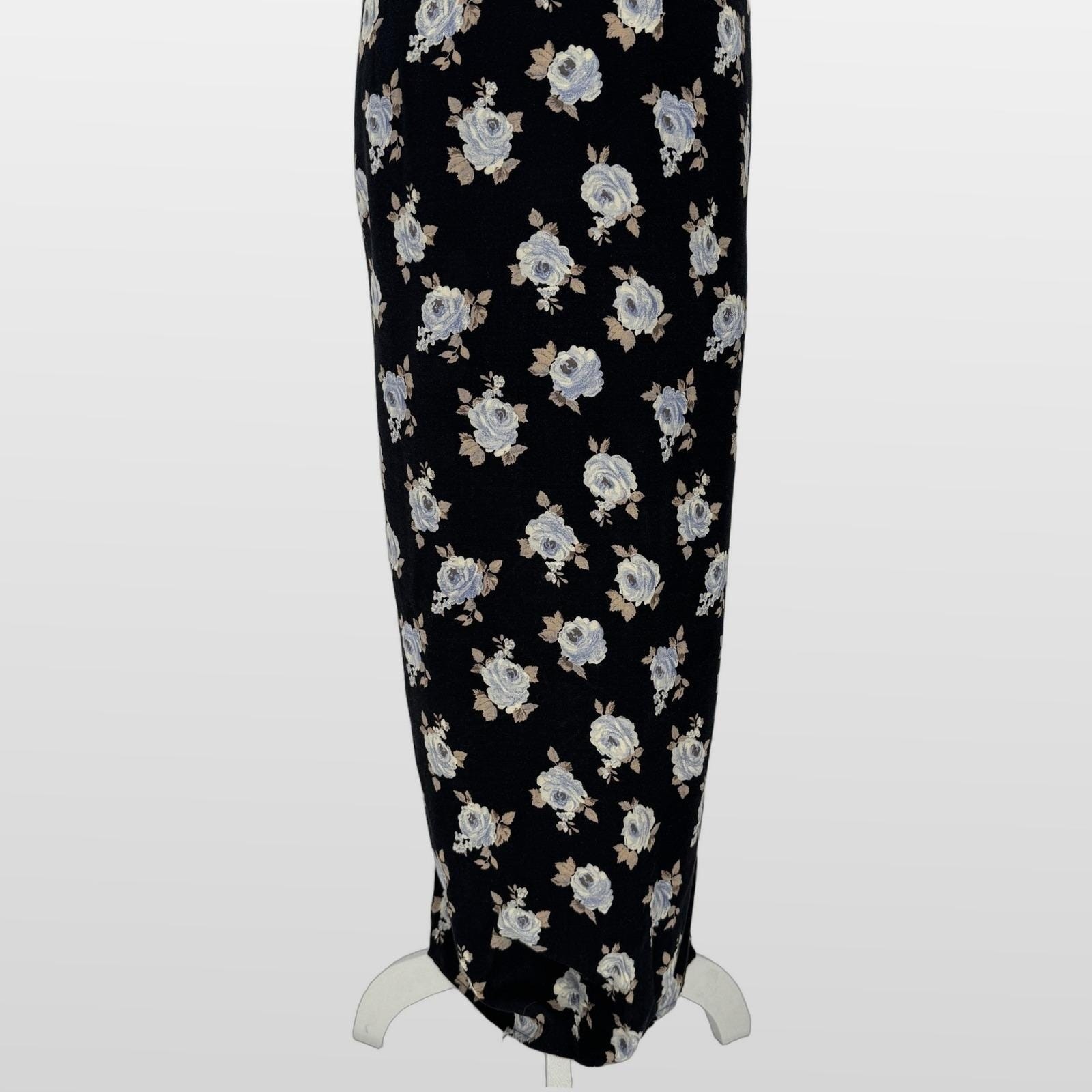 Vintage Dressing Clio Maxi Dress M Floral Sleeveless 90s Minimalist Cottagecore