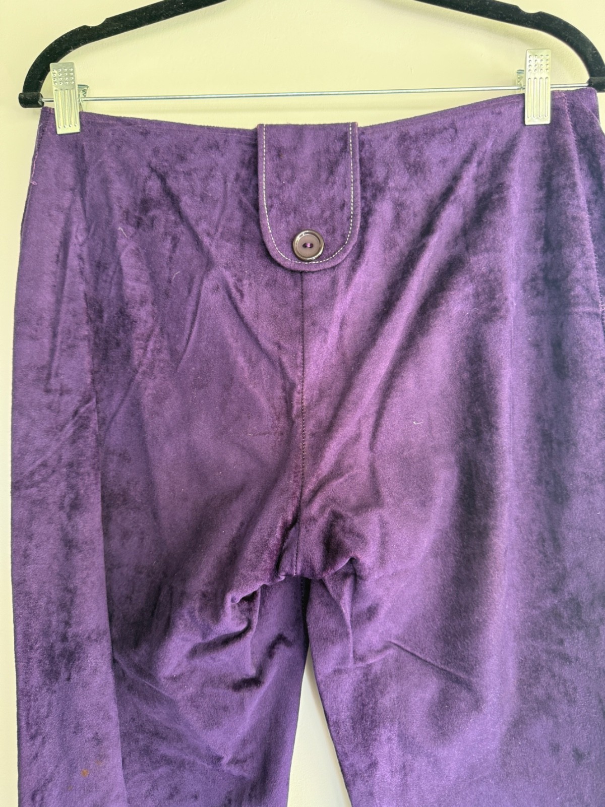 Groovy VTG 1960s Purple Velvet Pants