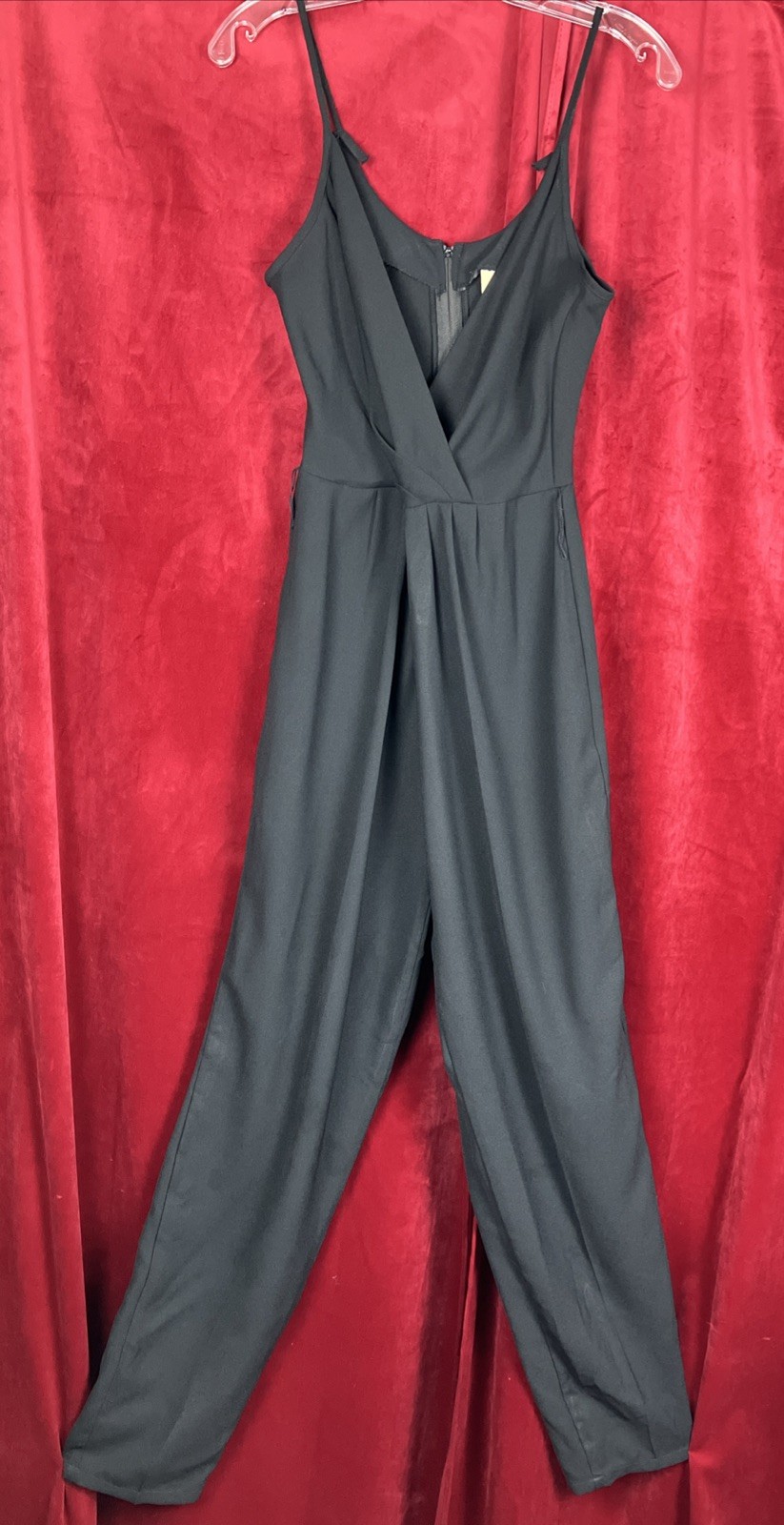 Vintage 70s early 80s New Wave wrap front jumpsuit romper You Babes