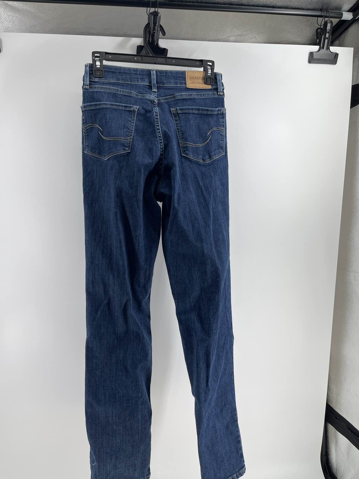 Levi Strauss Women’s High Rise Straight Blue Denim Jeans sz 2