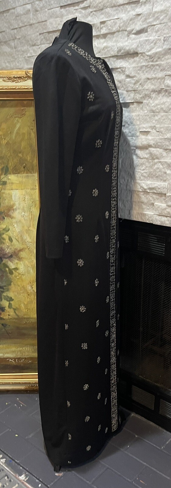 Vintage Jon McCauley 1960s House Dress Maxi Tunic Cocktail Dress Size 6
