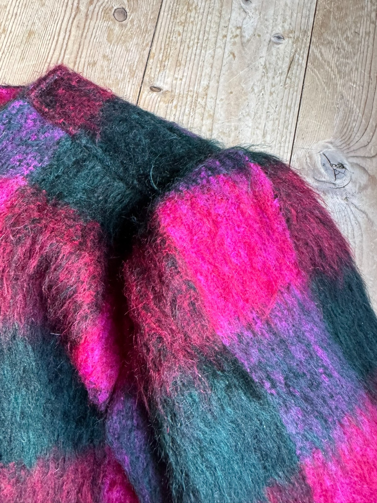 Mohair Jacket Ungaro Solo Donna 80s 40 42 Made In Italy Designer Vintage