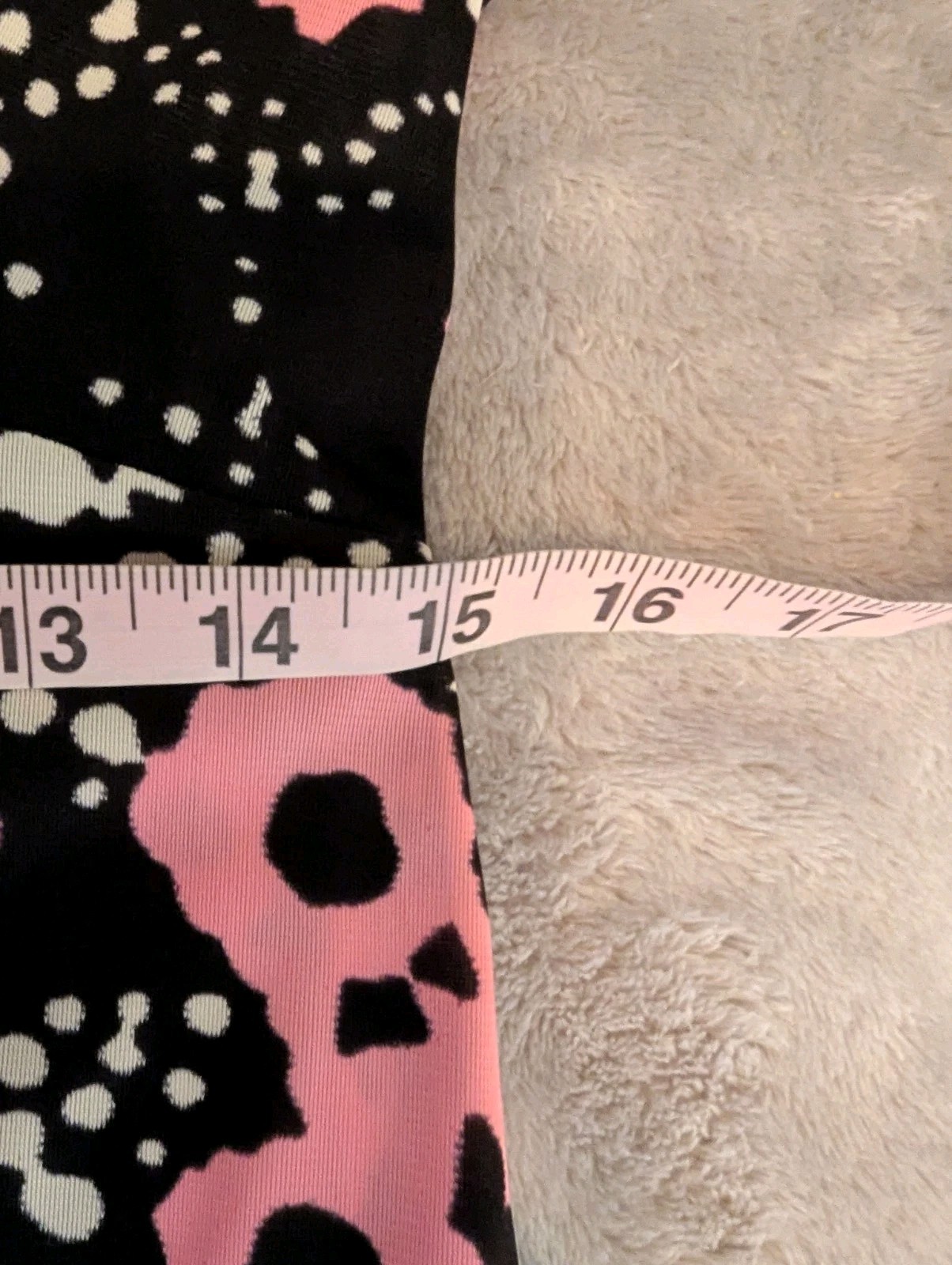 Vintage 1970s Handmade Black Pink White Floral Daisy Dress Maxi Longsleeve Small