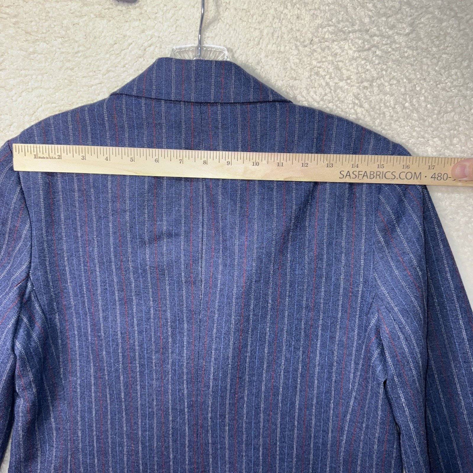 Vintage The Wyndham Collection Blue Pinstriped Blazer Women’s Size 10