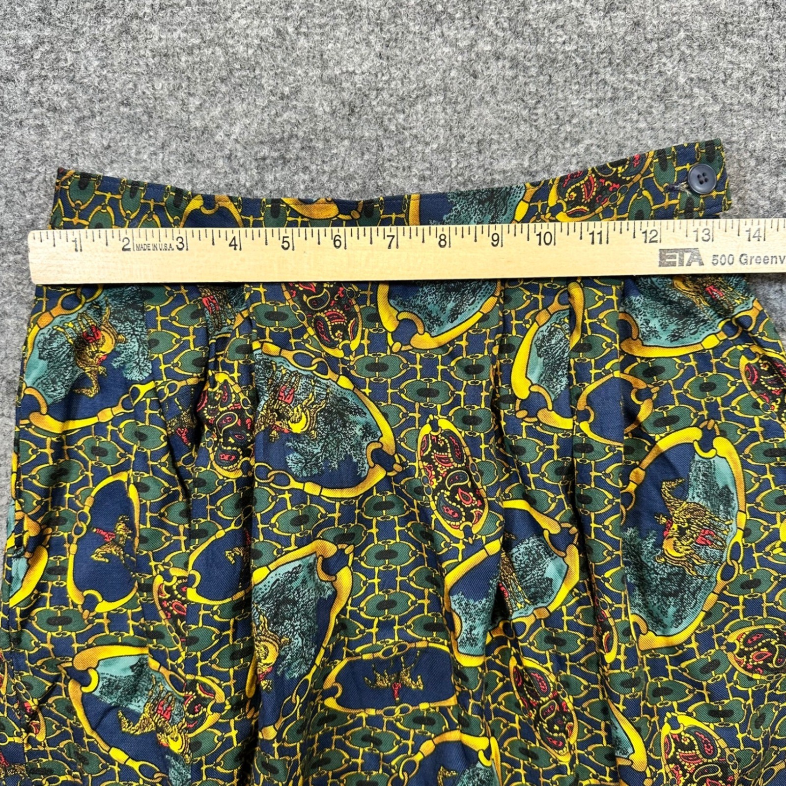 Sophisticates by Pendleton Skirt Set Women 6 Blue Equestrian Western Vintage