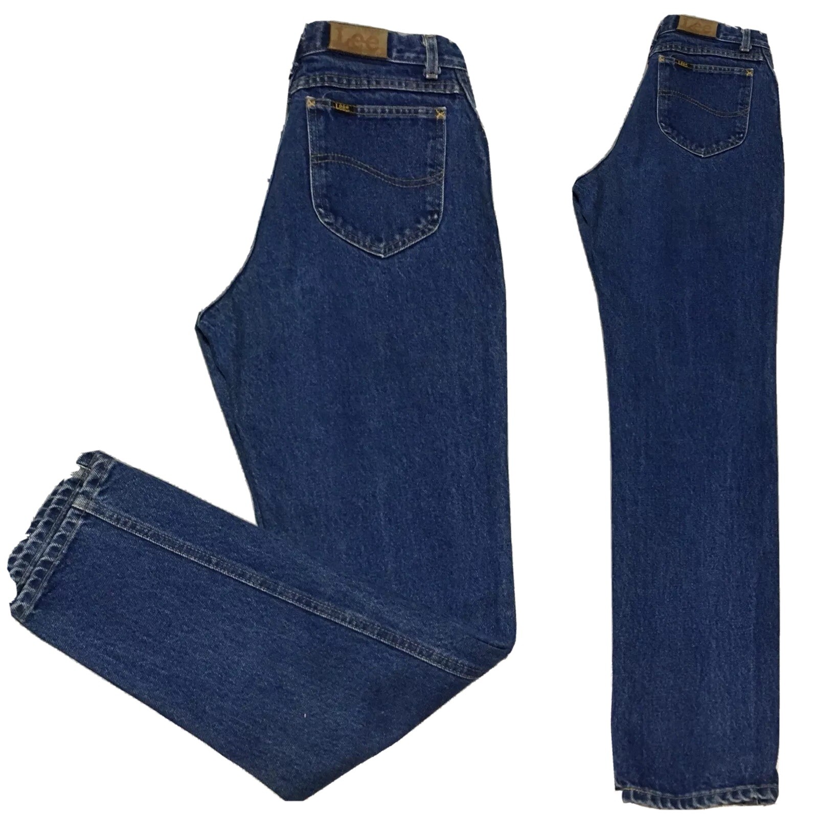 Vintage Lee Jeans High Waist Made In USA 8 Med 26 1/2” Waist Lee Riders 80s 90s