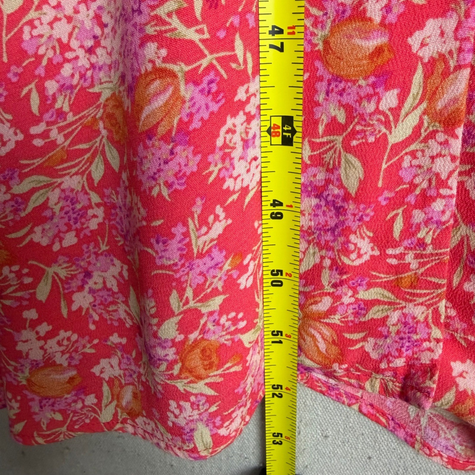 Betsy Lauren Vintage 90s Pink Floral Rayon Maxi Dress Cottagecore 8 1990s Garden
