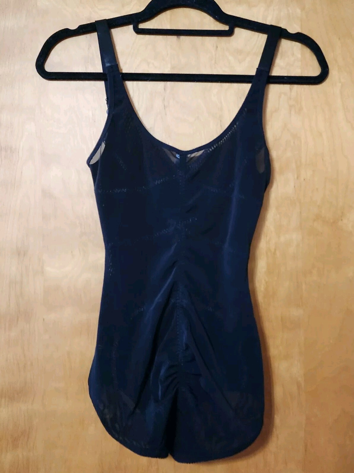 Vintage CoCo Secret Shapewear Bodysuit Black Size Small