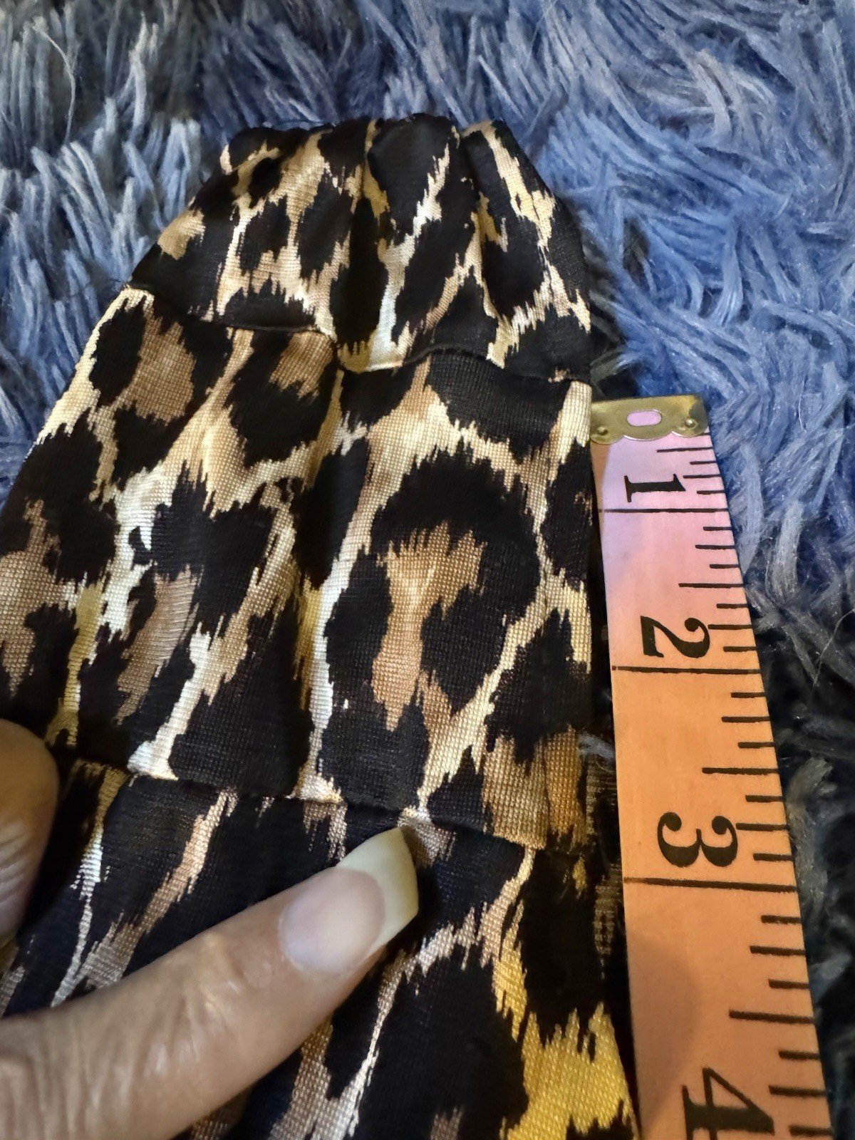 Vtg Polly Peck Sybil Zelker England Leopard Romper Jumpsuit Plunge V S