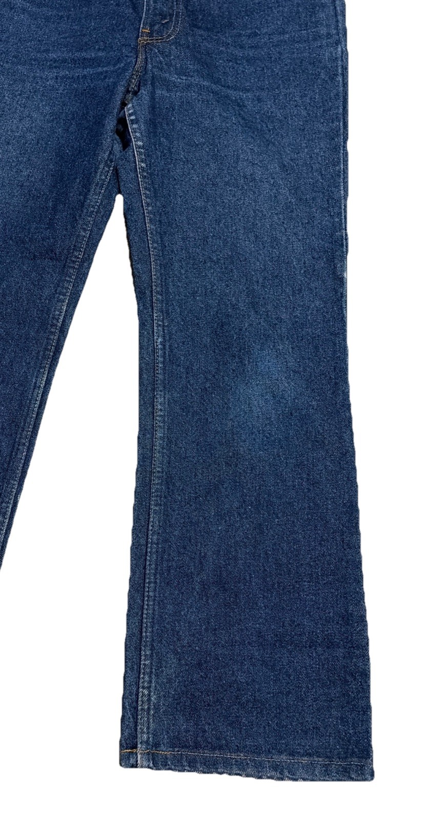 Vintage Levis 517 0217 Orange Tab Jeans Dark Indigo Denim Bootcut 28×26 USA Made