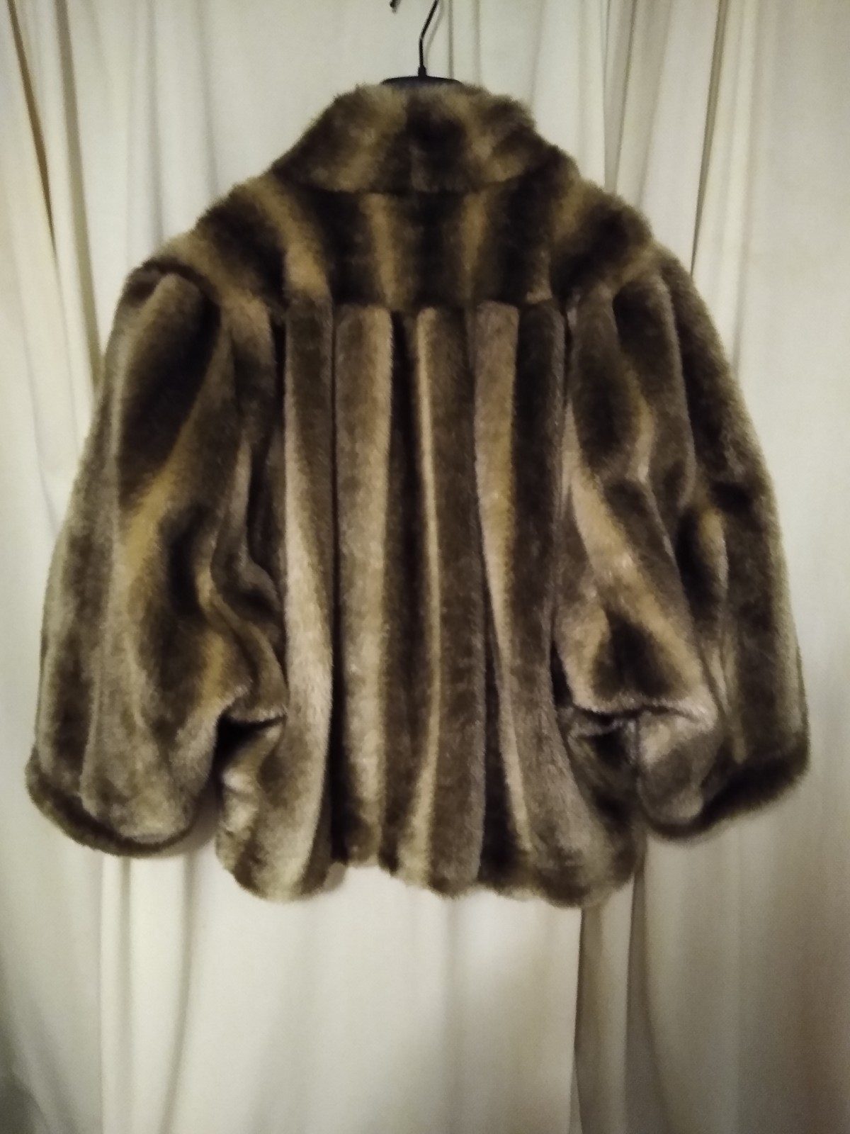Colony Faux Fur Coat 1950s Size 10 Globe USA Very Rare Vintage Movie Prop Regal