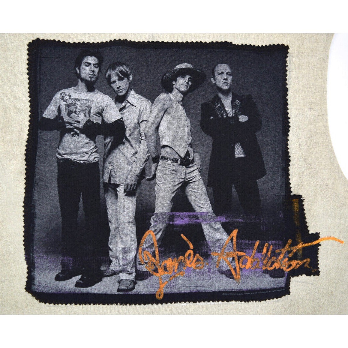 Vintage Janes Addiction Esprit Vest Size M 80s Hand Crafted Patch OOAK 2009