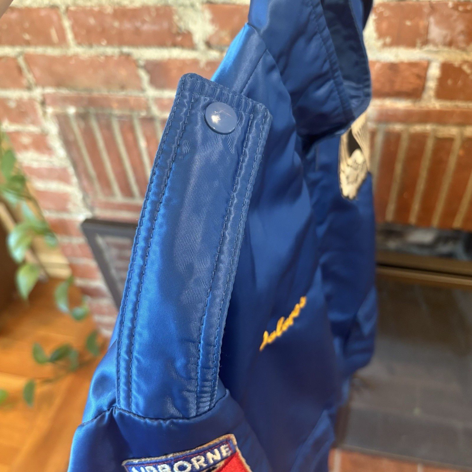 Blue Airborne Bomber Jacket, So Cal, All Thr Way Listos