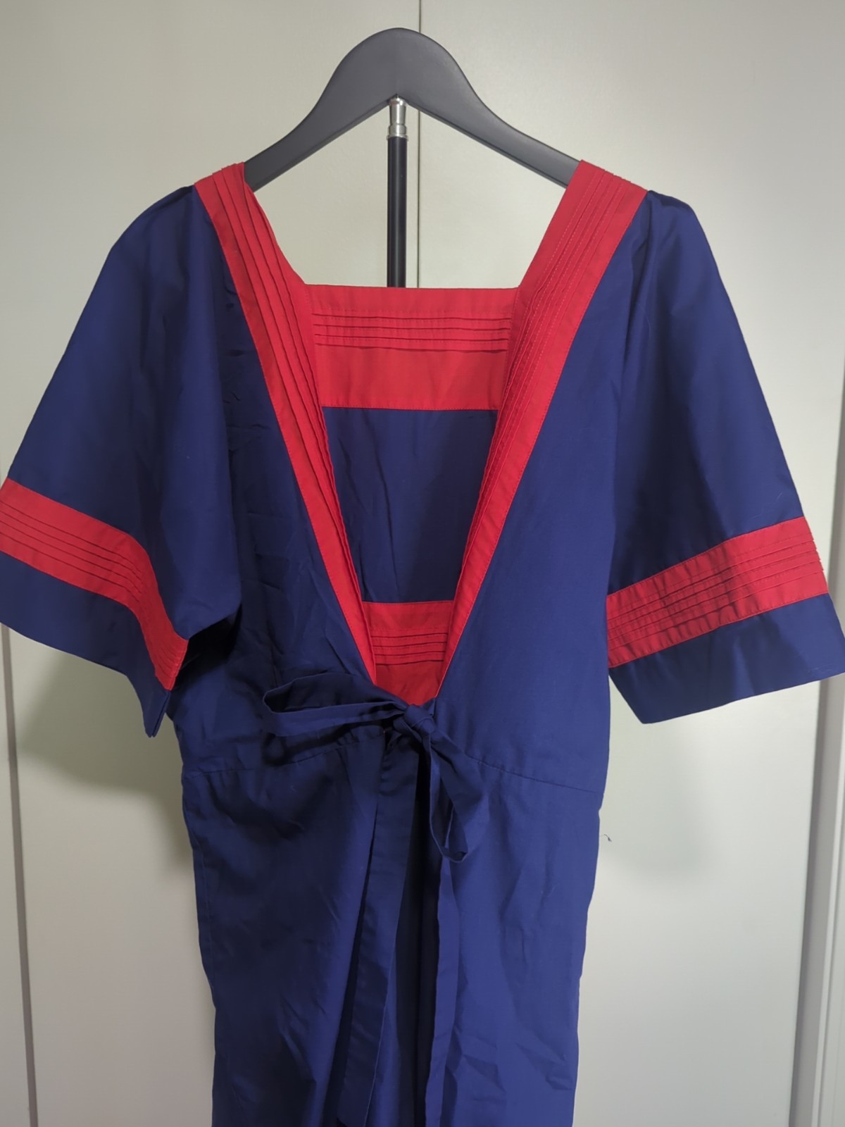 Thailand Dress Hand Embroidery Designed By Vanida Size S/M Has A Tie Back (Rk)