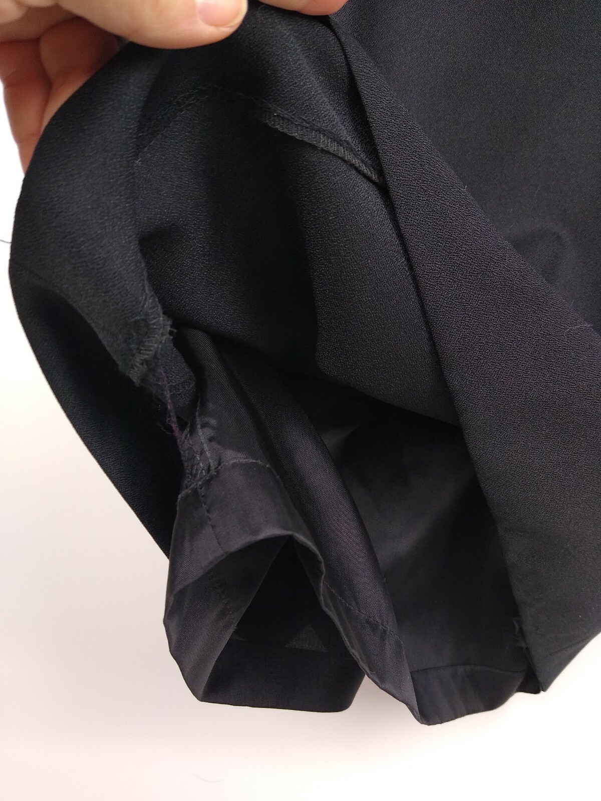 VTG Francais By Huey Waltzer Lined Black Sheath Dress SZ 6 Rhinestone Cocktail