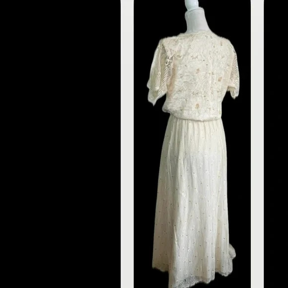 BECKY BISOULIS | 14 | ISABELLE GERHART HOUSTON Lace Vtg Wedding Dress MSRP$2995