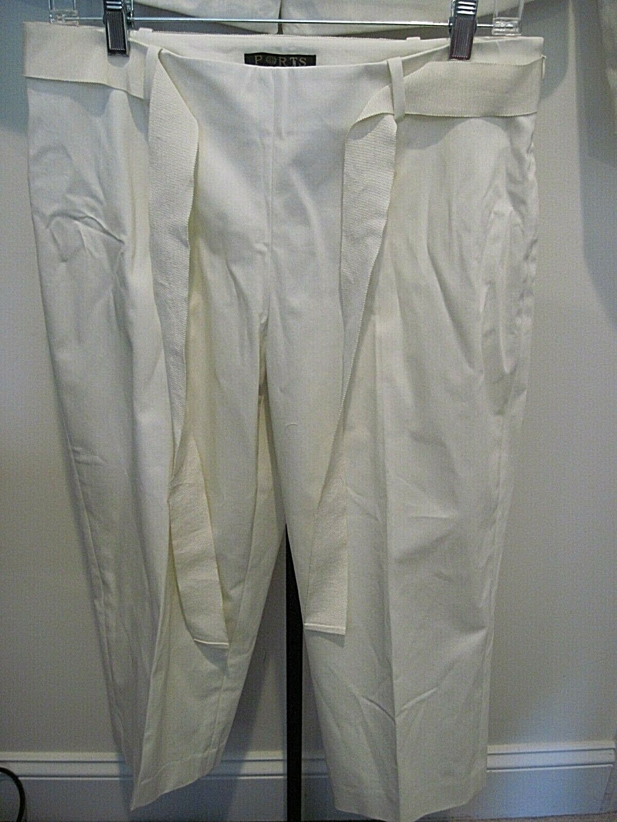 PORTS 1961 Vintage Light Cream Jacket Pants Suit Two Piece Set Size 10 and 8 NEW