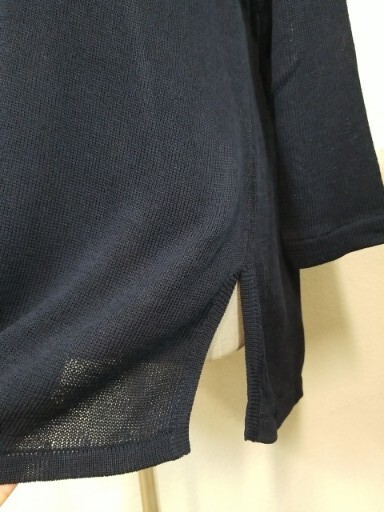 VTG John Patrick For Geoda Design Knit Skirt/ Top Navy Set