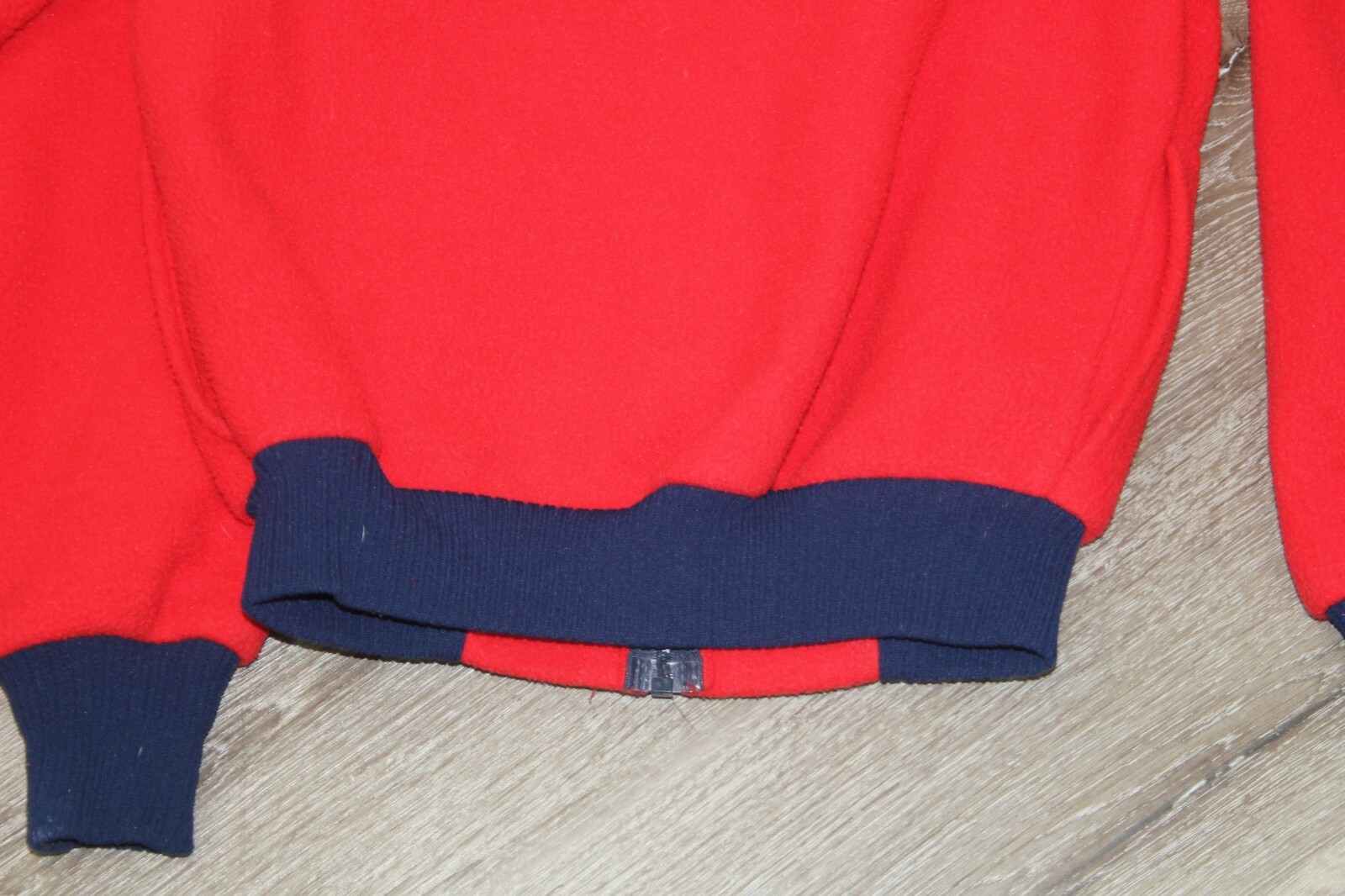 RARE Vintage 70s Patagonia Big Logo Womens Fleece Jacket Size 11/12 Full Zip