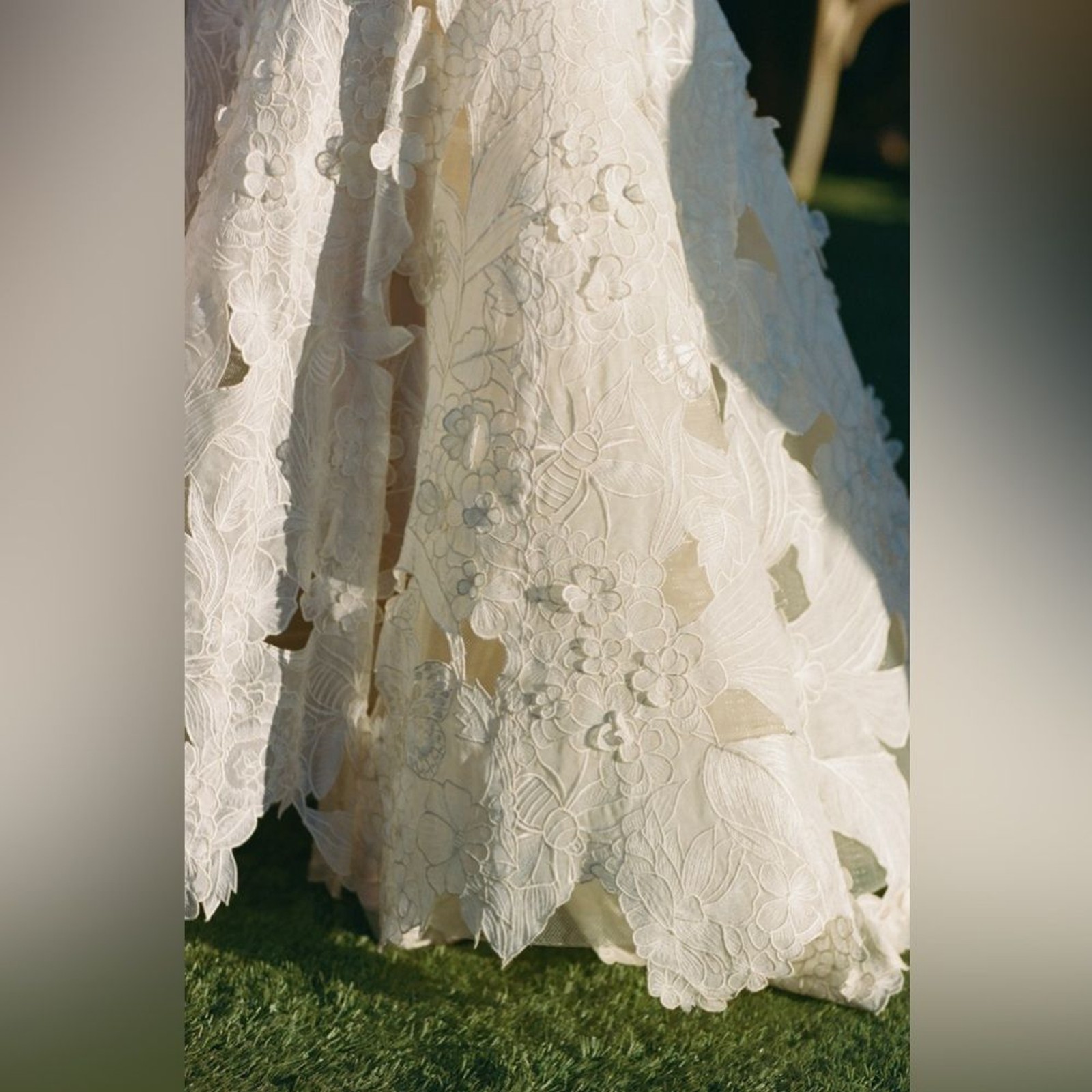 Oscar De La Renta Fall 2023 Look 3 Wedding Gown