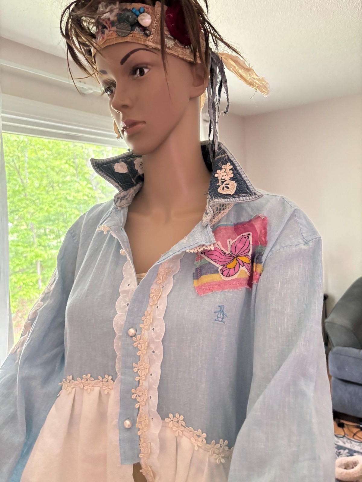 Upcycled Duster Handmade Fairy Style Jacket