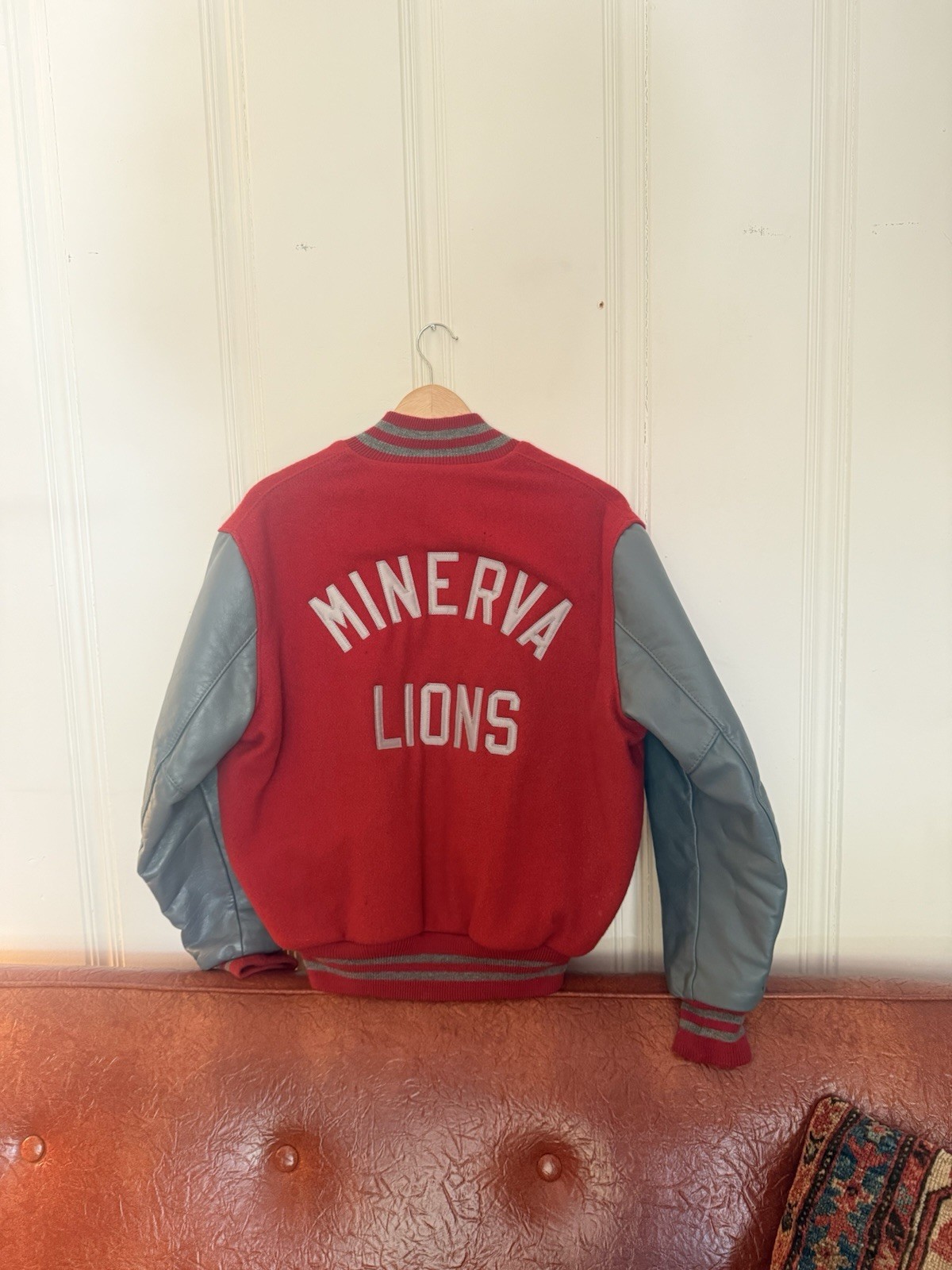 1994 Vintage cheerleader Varsity Jacket Minerva Ohio Lindsay Women’s Medium