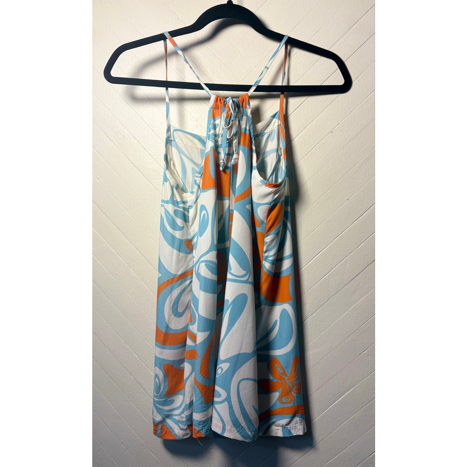Vintage Local Design Made In Hawaii Funky Retro Racer Back Flowy Top Women’s XS