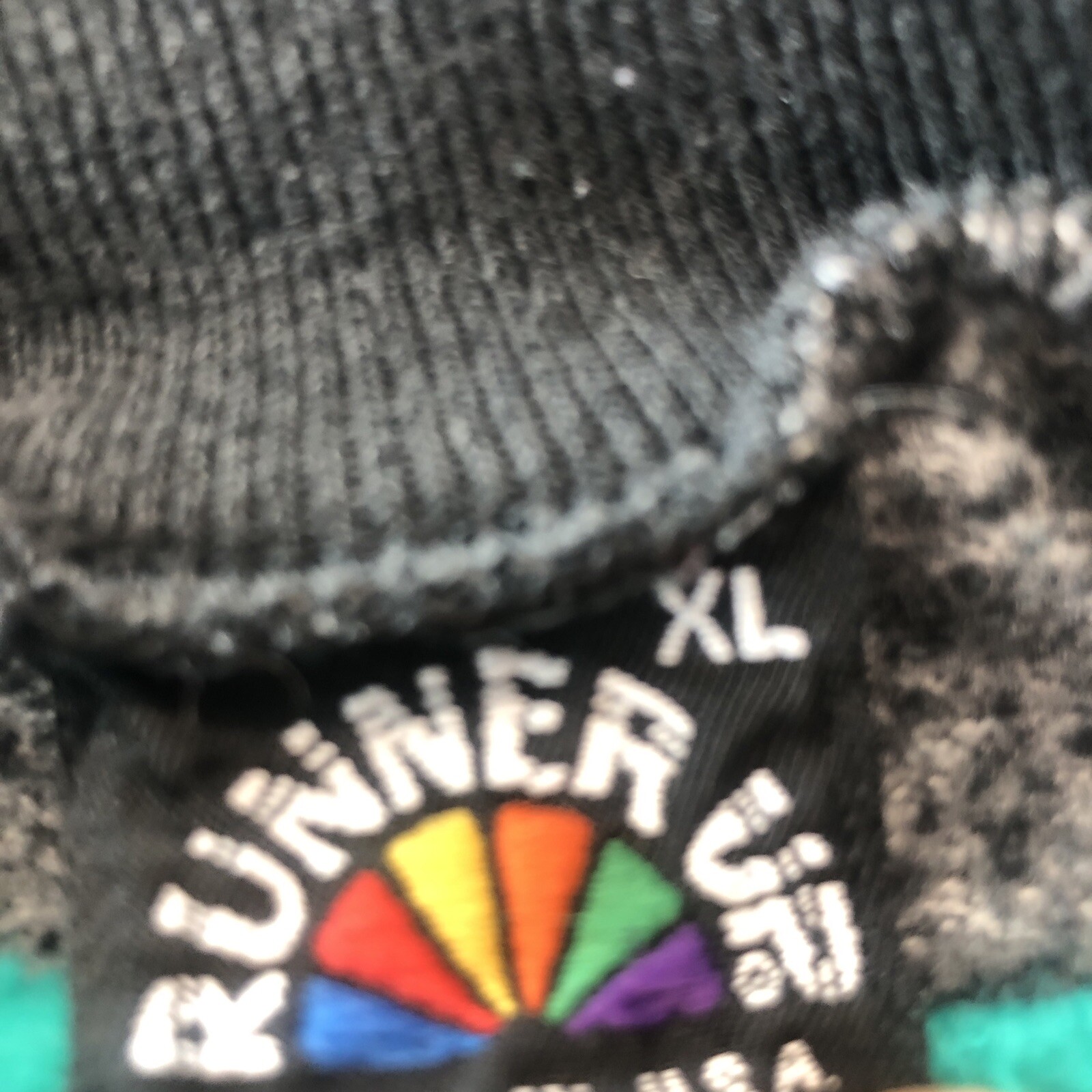 Vintage Runner Up Color Block Crewneck Sweatshirt Made In USA