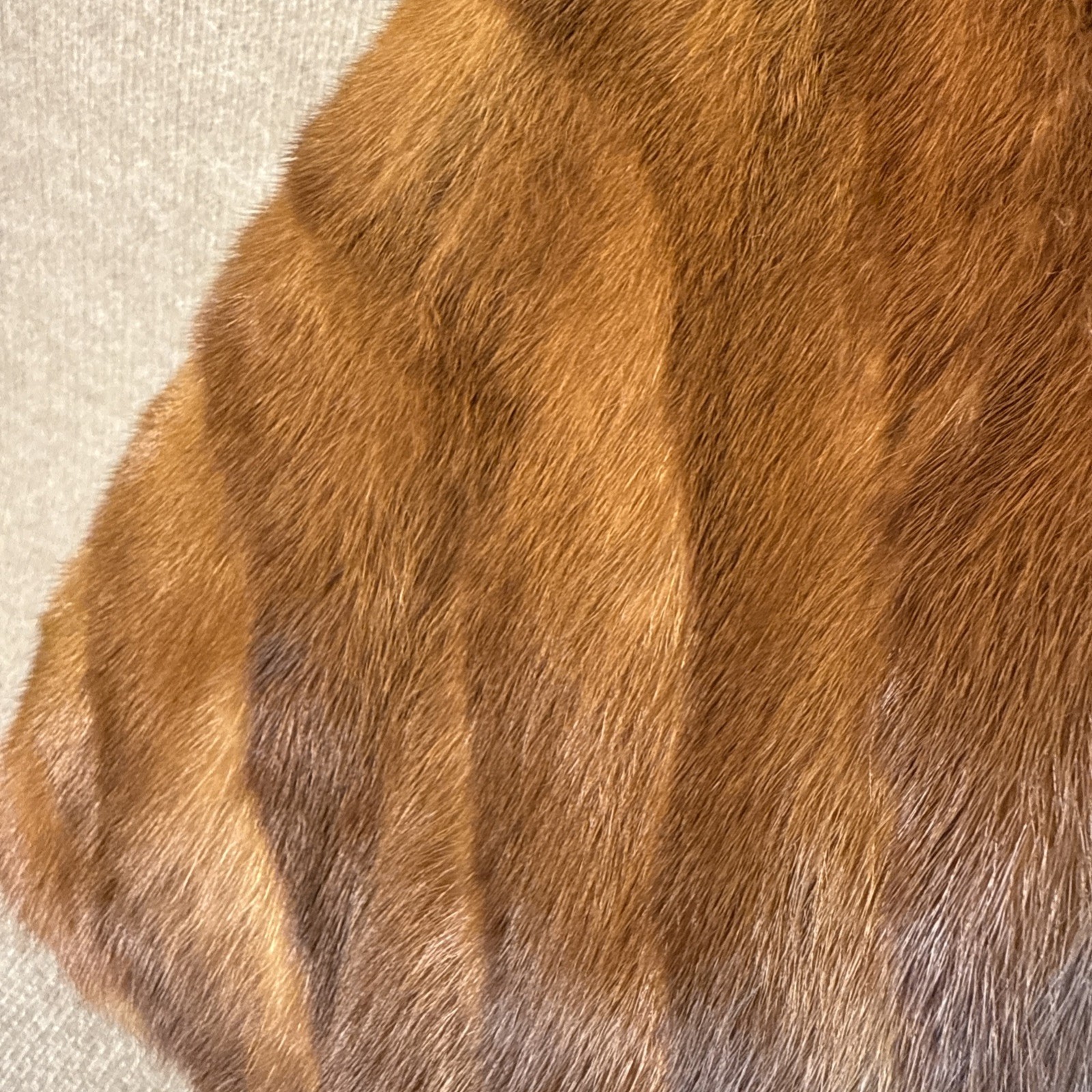 VTG SABLE MINK FUR BOLERO/WRAP BROWN from SORENSEN & WAHLBERG FURRIERS 40’S 50’S