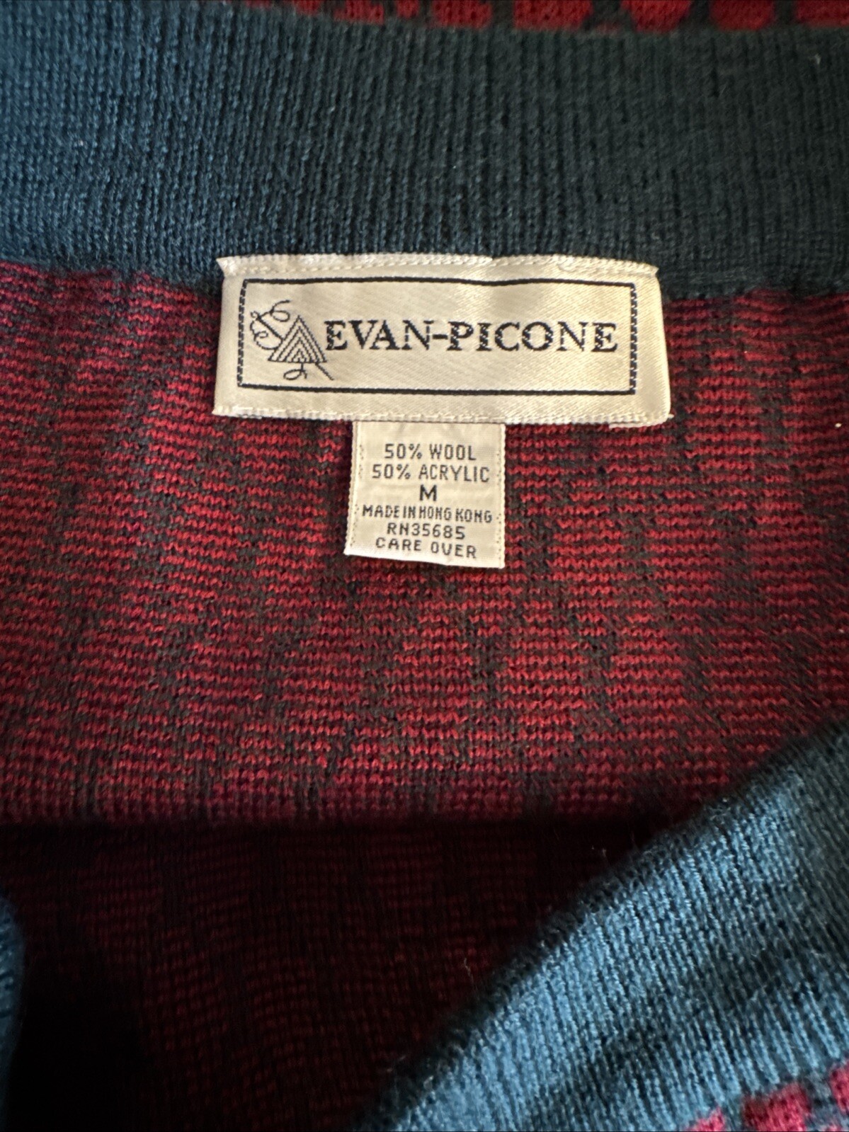 Vtg Evan Picone Knit Sweater Cardigan And Skirt Set S/M