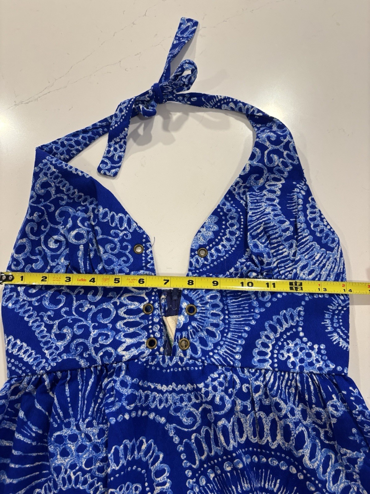 Vintage Dress by 70’s High Tide California Sz 9/10 Blue