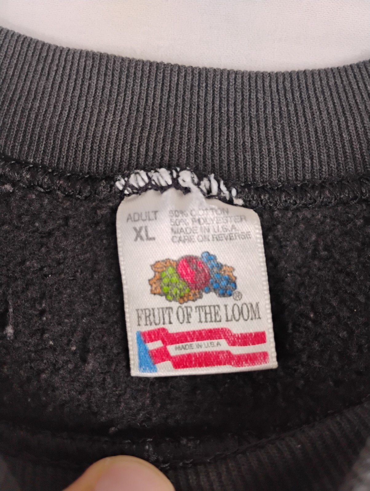 Vintage 90s Las Vegas NV Embroidered Sweater Women Size XL Fits L Black USA Made