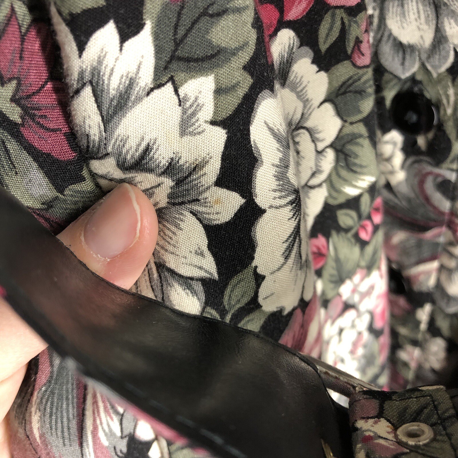 Country Romance Size 7/8 Cottagecore Floral 80s Cotton Garden Party Dress *FLAWS