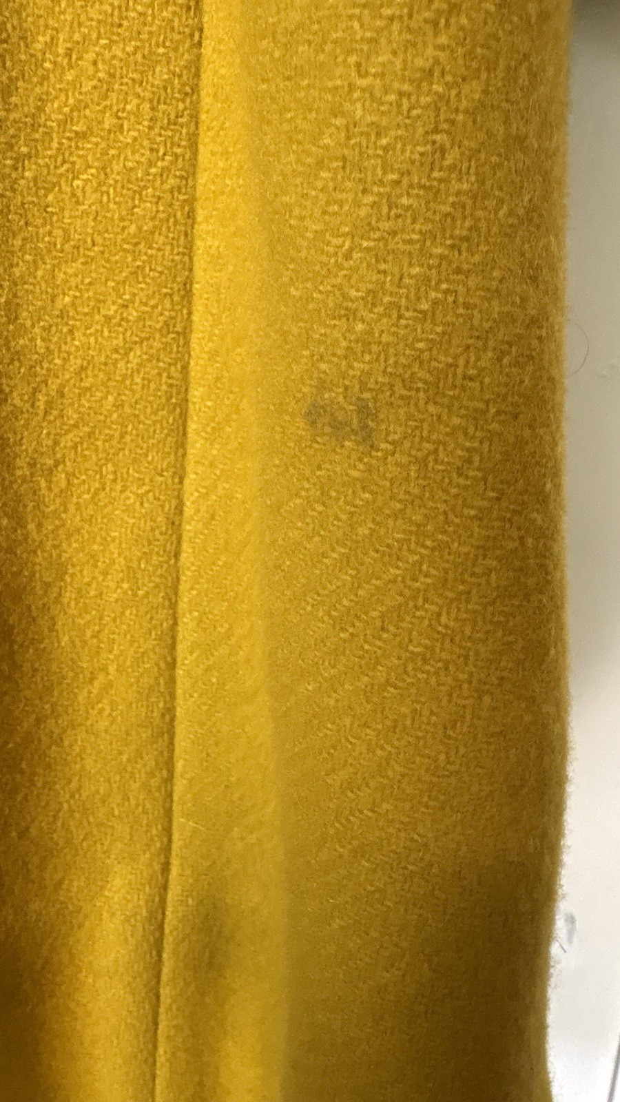 VTG 60s Mustard Yellow Wool Turnlock Swing Coat Coach Bonnie Cashin Style MCM