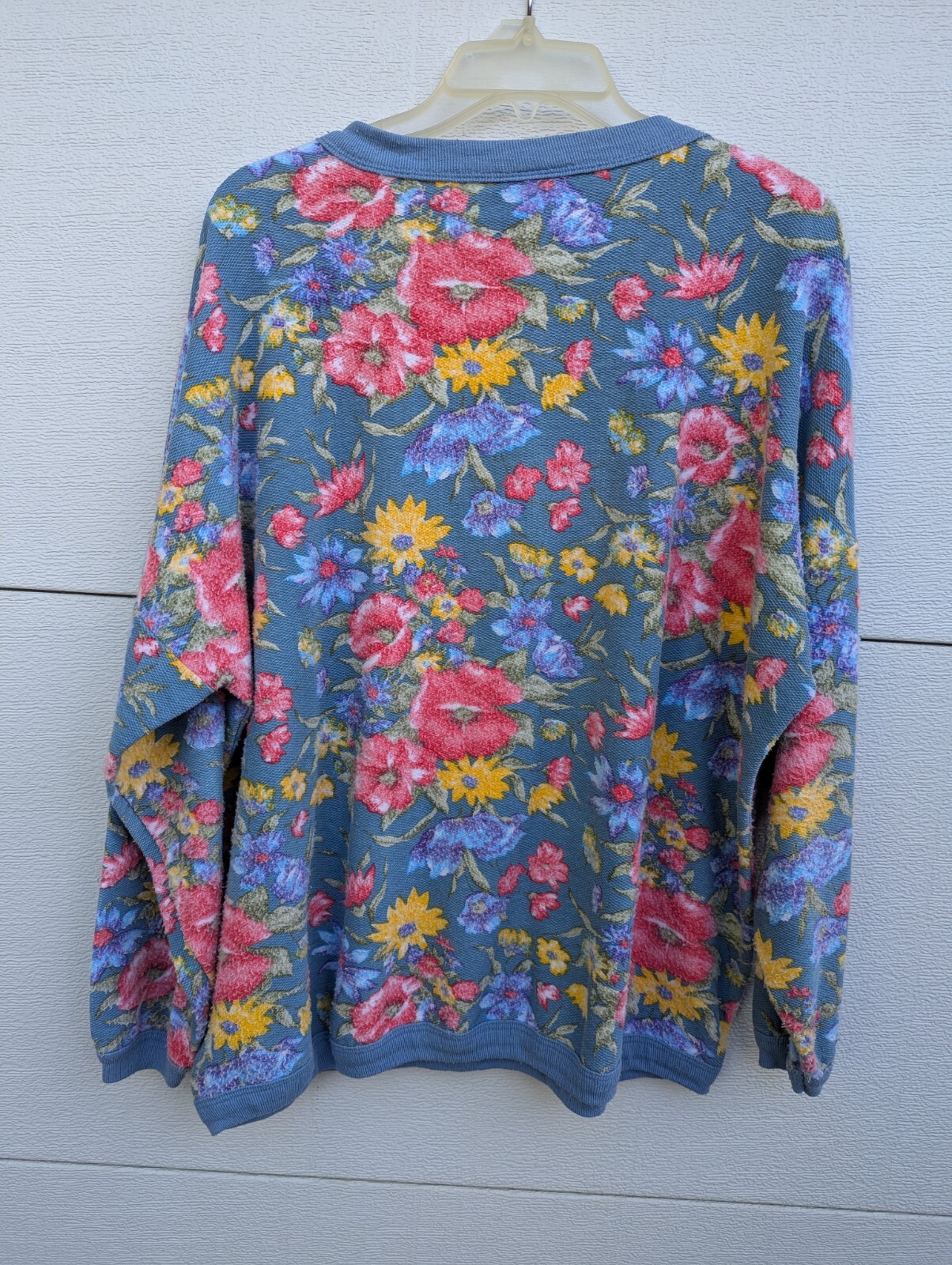 VTG 90s Casual News By Ronnie Floral All Over Pattern Sweater Women Size Medium