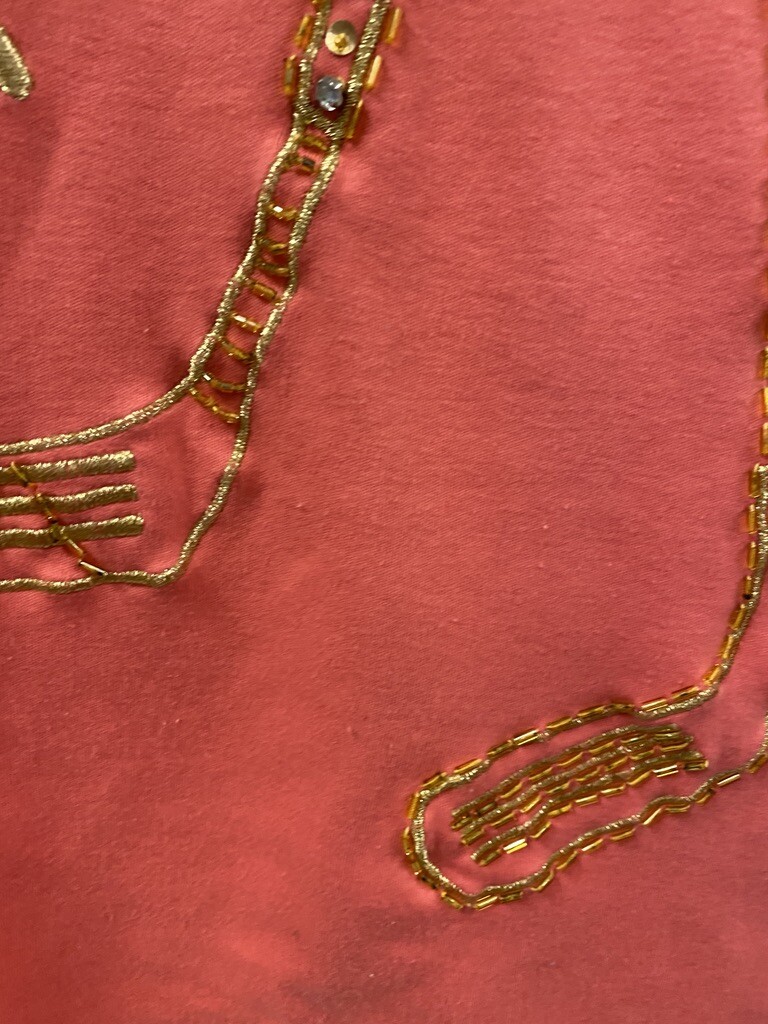 Vintage 1992 I.B. Diffusion Golf Tee Oversized 18th Hole Pink Bedazzled 3X