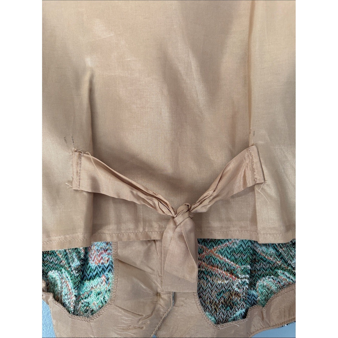 Diamond L Western Wear Tapestry Vest Desert Horses Cowboy Boots Boho Chic Size S