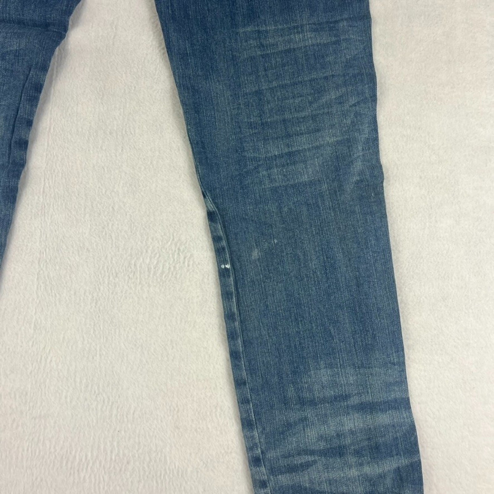 Apple Bottom Jeans Women’s Size 13/14 Distressed Blue Denim Embellished Pocket