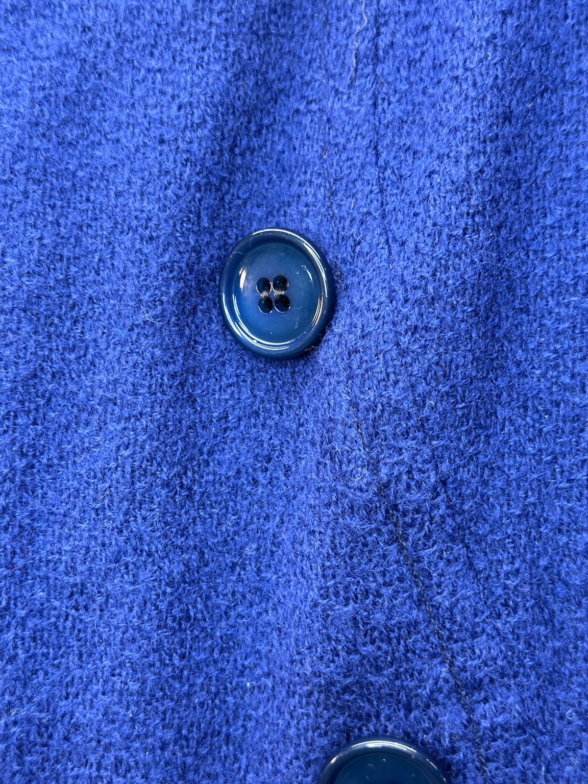 Vtg 60s Alison Ayres 12 Blue Nubby Woven Fabric Drop Waist Dress Scooter Mod