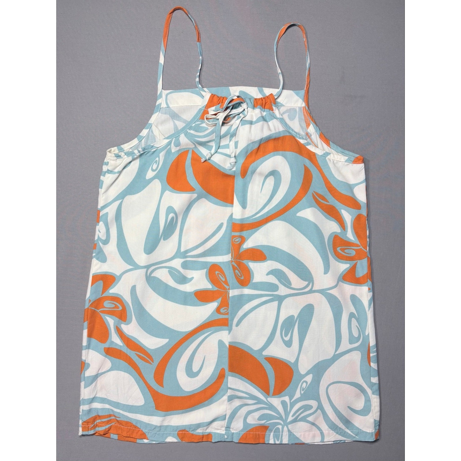 Vintage Local Design Made In Hawaii Funky Retro Racer Back Flowy Top Women’s XS