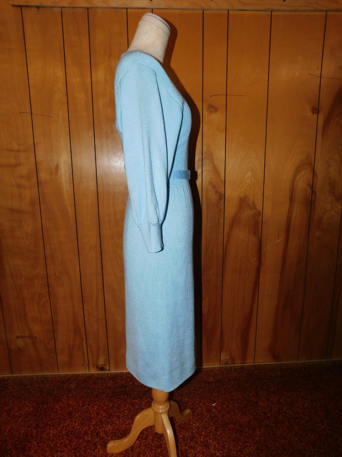Vintage JT MARTIN Sweater Dress w/ Vest and Belt Size 2 2000’s*