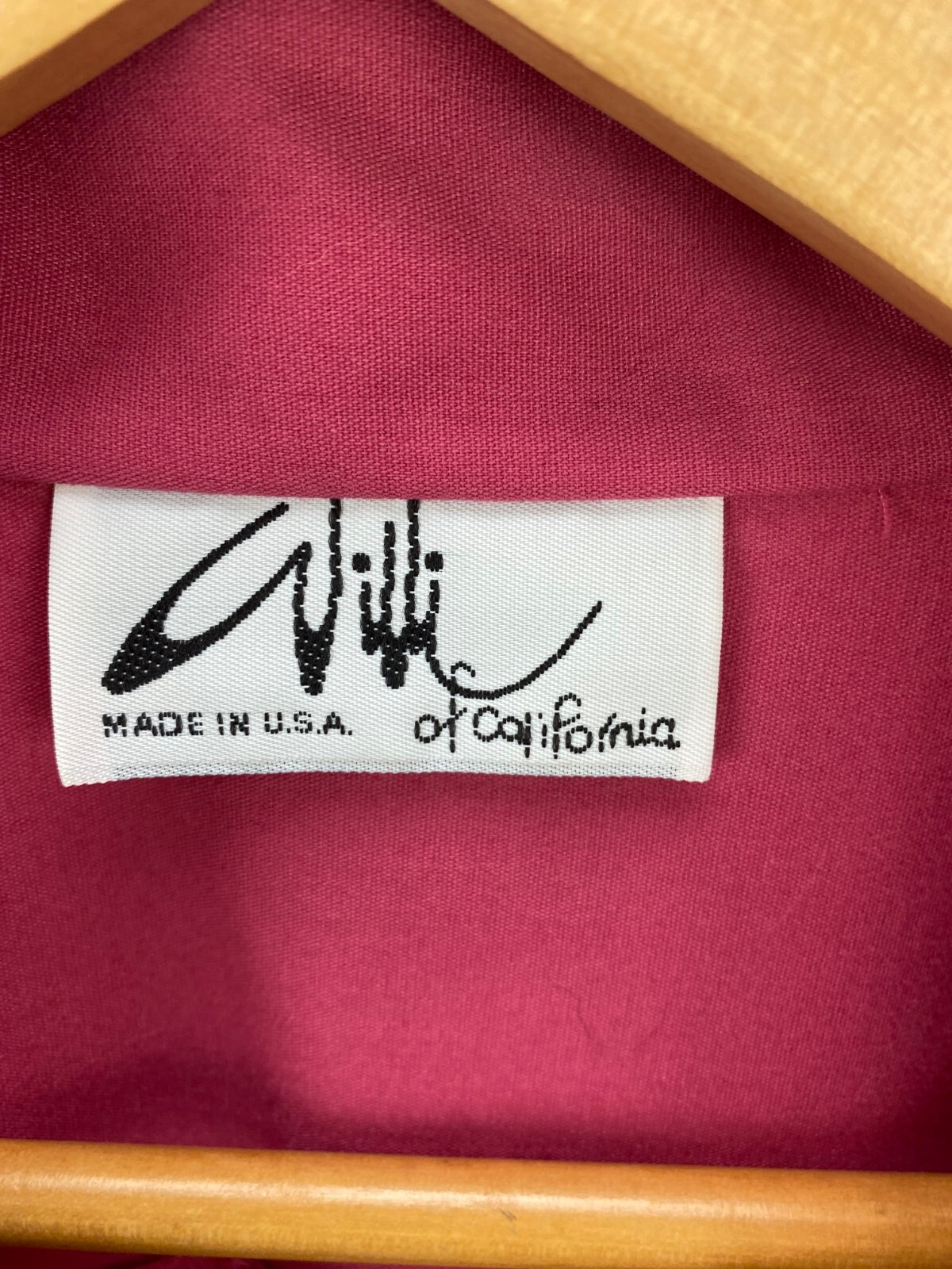 Willi of California Women’s Pink Vintage Dress With Belt 14