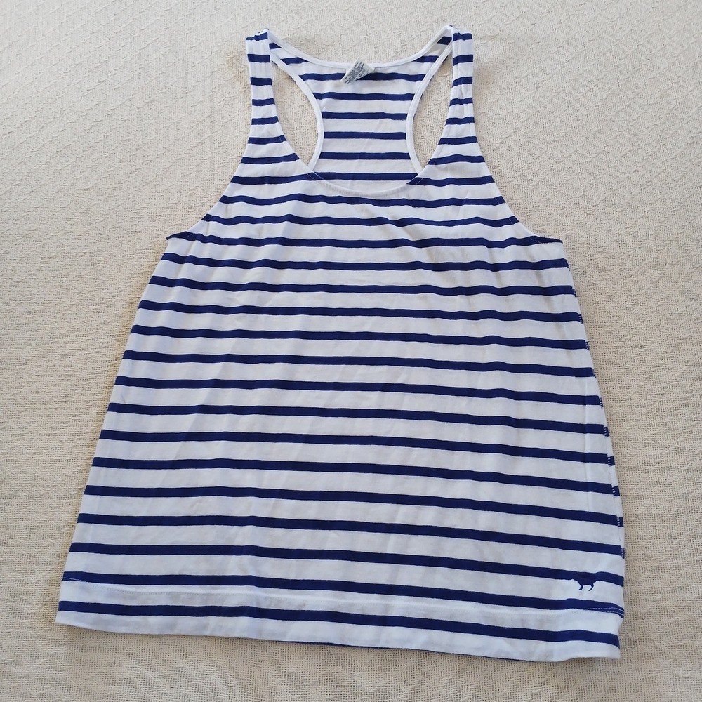 PINK ’11 y2k tank top preppy nautical y2k collegiate beach campus victoria small