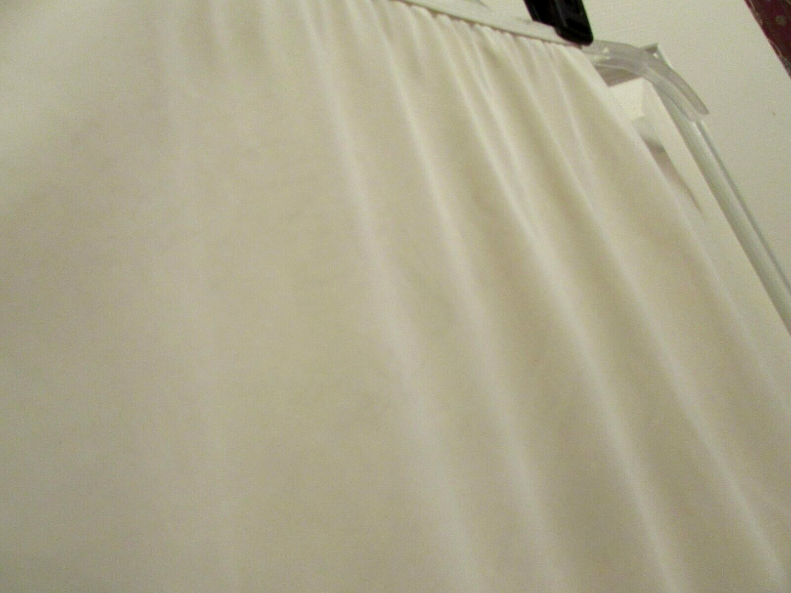 VTG Shadow Line 39″ Long Maxi Beige Half Slip Nylon 18″ Side Slit Size S USA